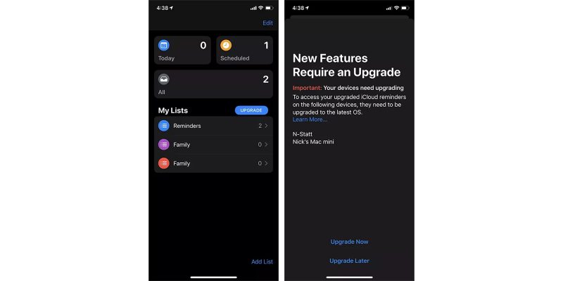 iOS 13 «сломало» напоминания iCloud iOS 13 «сломало» напоминания iCloud