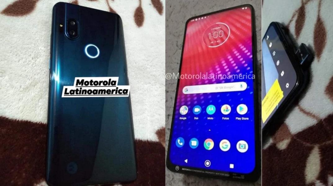 В сети появились фото первого смартфона Motorola с выдвижной камерой