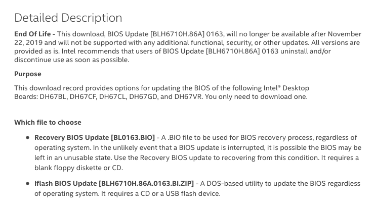 Intel избавится от базы данных драйверов для старых ПК