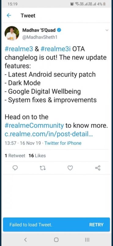 Директор Realme использует iPhone