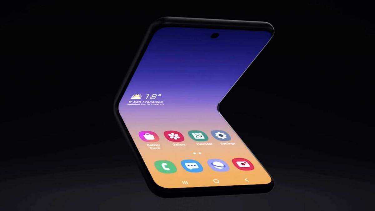 В сети появились "живые" фото Galaxy Fold 2