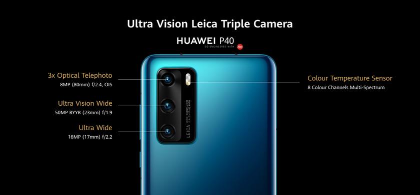 Камера Huawei P40