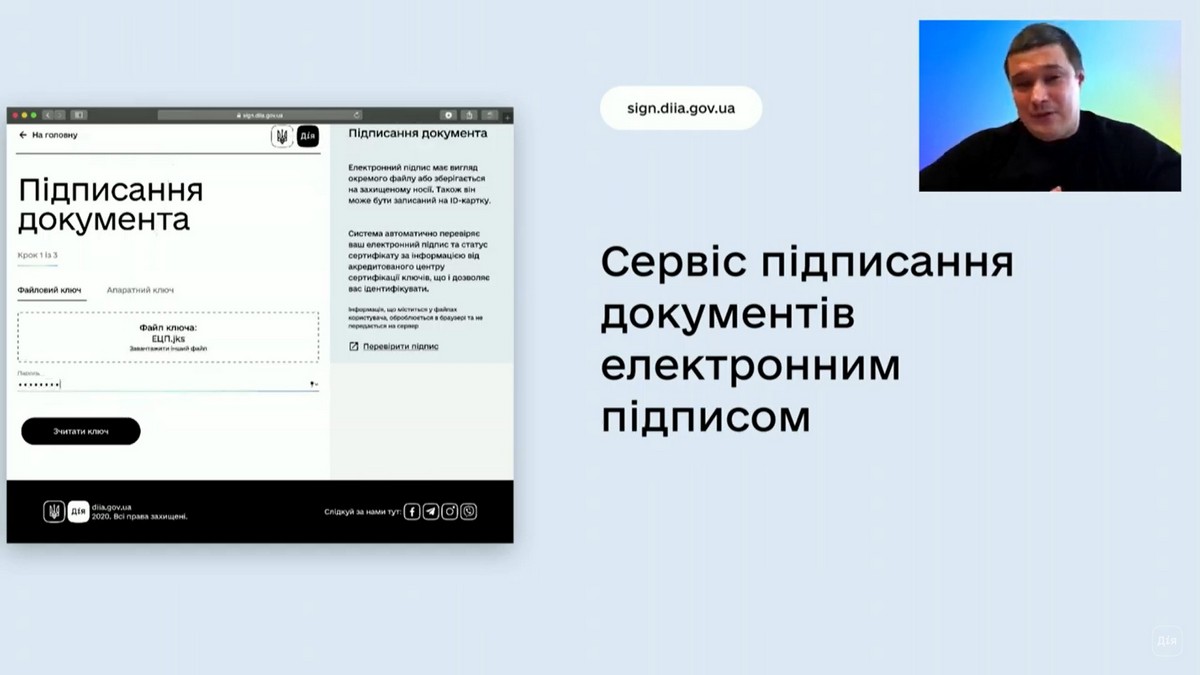Сервис подписания документов электронной подписью