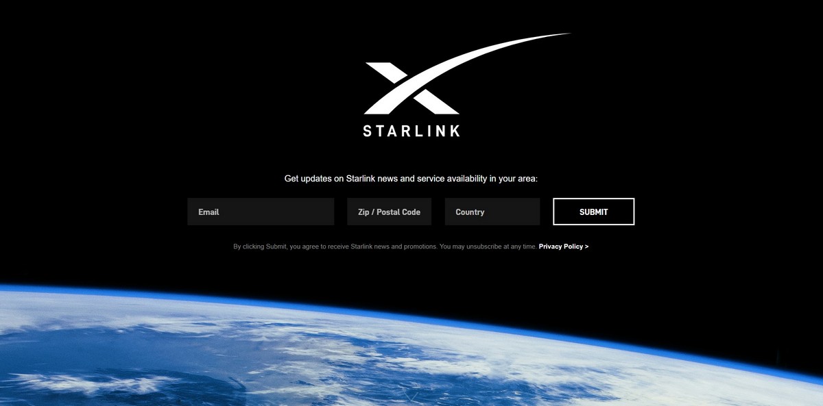 Компания Starlink Илона Маска начала прием заявок на подключение к спутниковому интернету