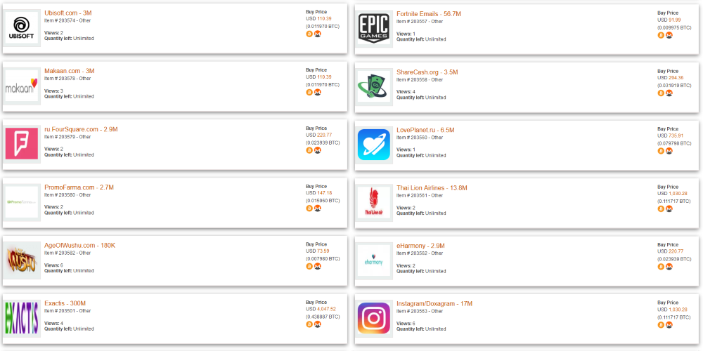50 самых крупных архивов NightLion выставил на продажу в даркнете