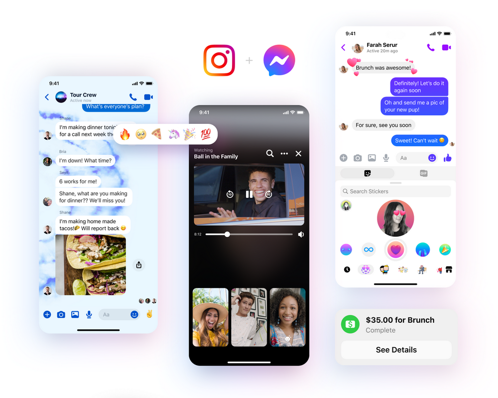 Facebook выпустила крупное обновление Messenger