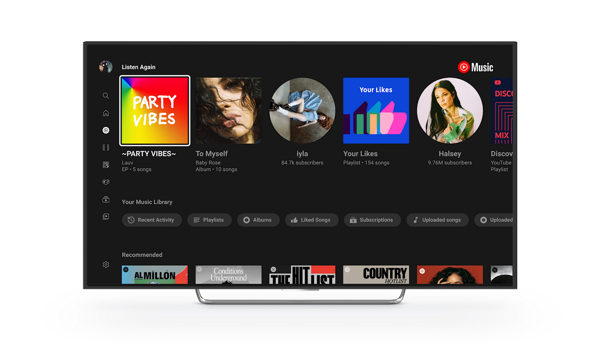 Google обновила YouTube Music для Android TV