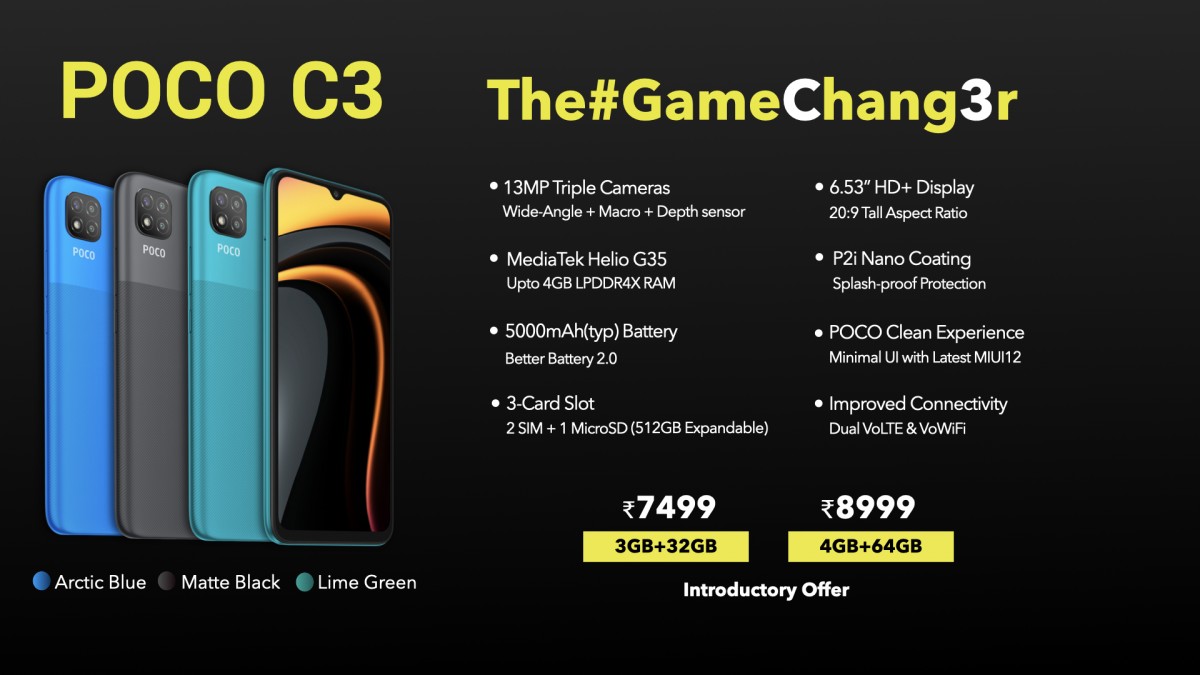 Xiaomi представила смартфон POCO C3, который оказался копией Redmi 9C