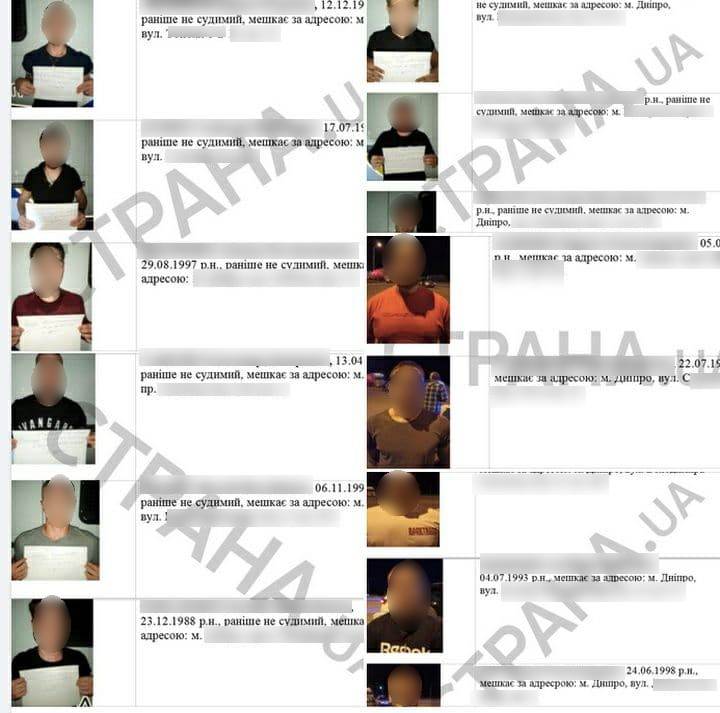 Публикацию личных данных - ФИО, фото адрес (мы заблюрили информацию, которую не должна знать широкая публика)