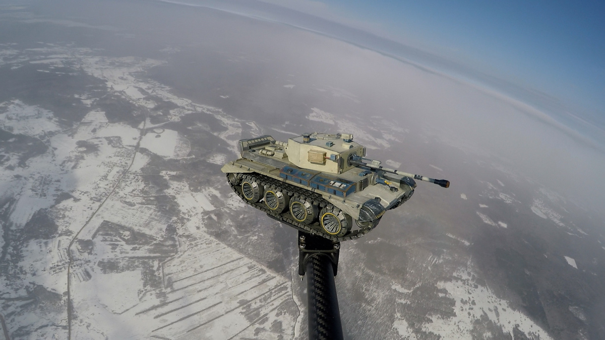 World of Tanks Blitz запустила мини-копию танка в космос