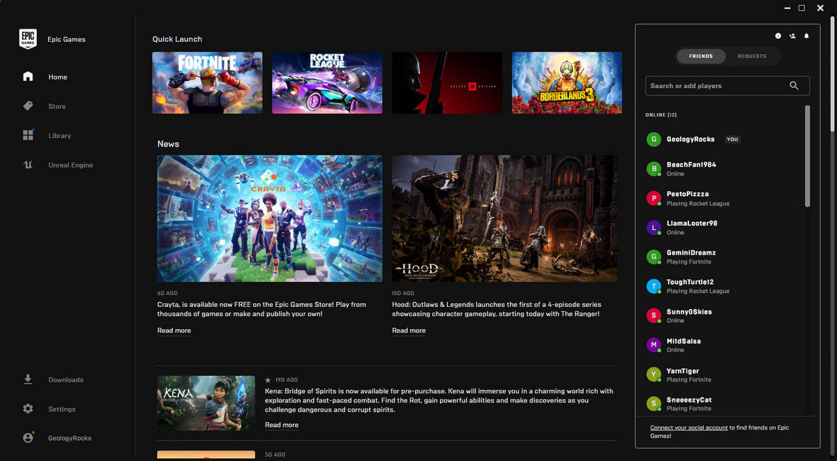 В Epic Games Store добавят групповые чаты вместо личных сообщений 1
