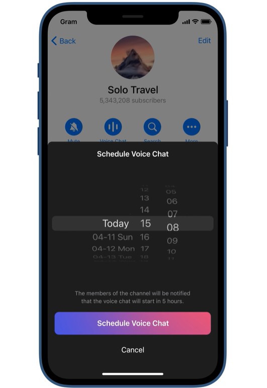 Отложенные голосовые чаты
