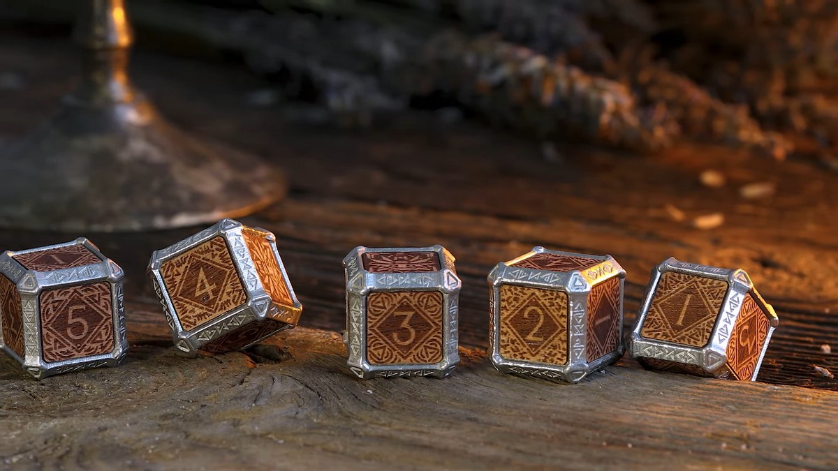 Игральные кости в стиле The Witcher собрали на Kickstarter $160 тысяч за сутки