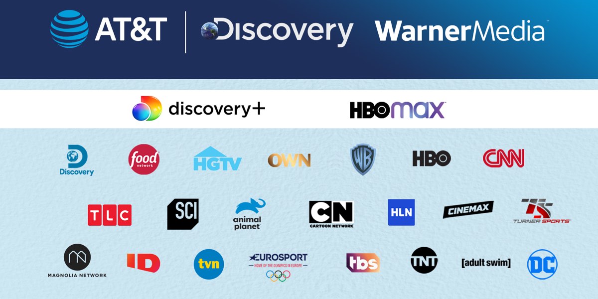 WarnerMedia и Discovery объединяются WarnerMedia и Discovery объединяются